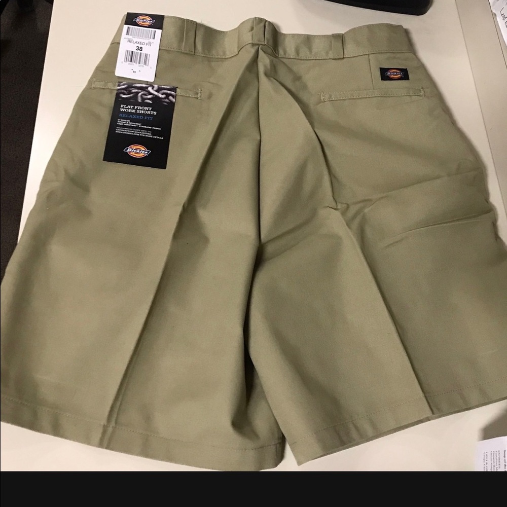 Dickies Flat Front Work Shorts Size 38